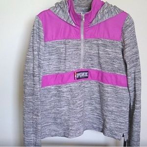 Victoria’s Secret PINK Half Zip Hoodie SZ MED